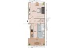 Erdgeschoßwohnung Zwickau - 1 Zimmer, 40 m&sup2;, 269&euro; | Angebot:25510932
