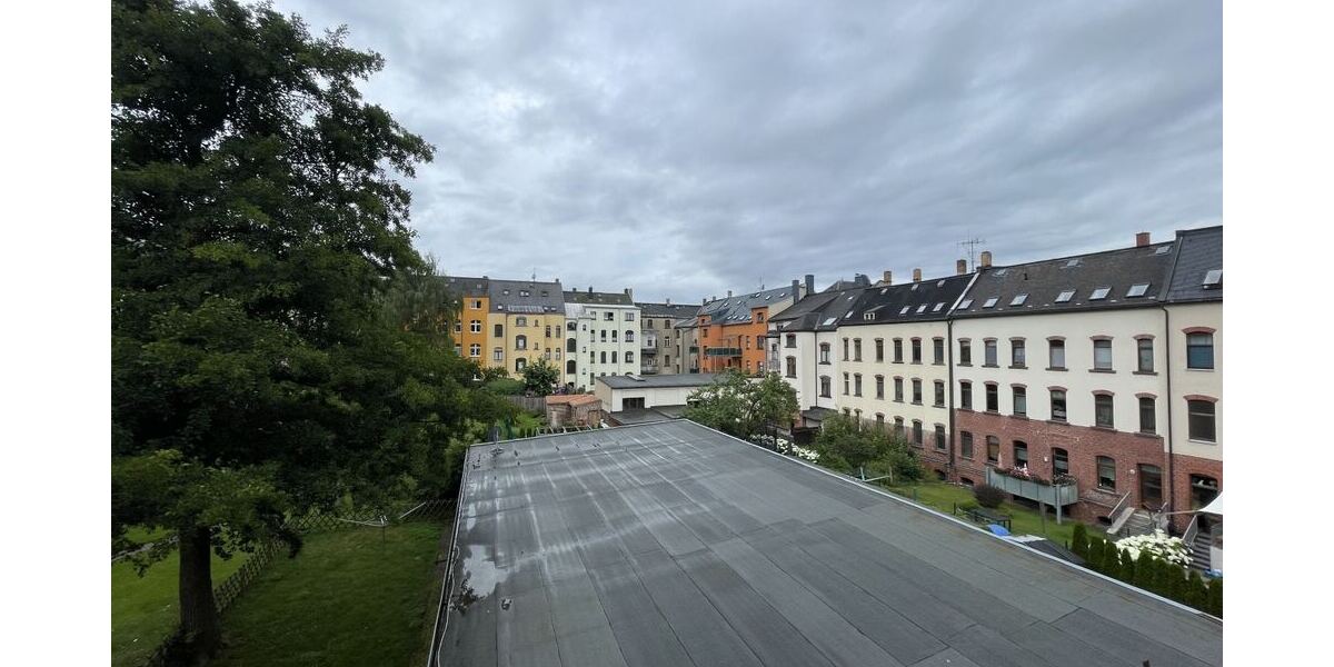 Blick vom Balkon