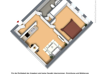 Wohnung Hohenstein-Ernstthal Ernstthal - 2 Zimmer, 65 m&sup2;, 440&euro; | Angebot:27005131