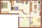 Dachgeschoßwohnung Limbach-Oberfrohna Oberfrohna - 3 Zimmer, 63 m&sup2;, 355&euro; | Angebot:24946775