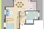 Dachgeschoßwohnung Zwickau - 1 Zimmer, 38 m&sup2;, 200&euro; | Angebot:25267482