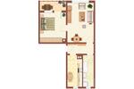 Etagenwohnung Limbach-Oberfrohna Oberfrohna - 2 Zimmer, 52 m&sup2;, 295&euro; | Angebot:25249798